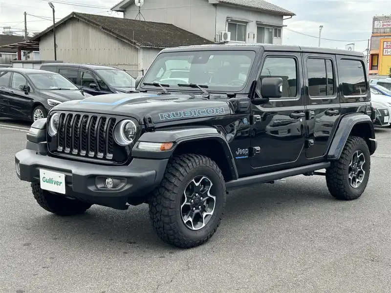 カタログ画像：ジープ・ラングラーアンリミテッド４ｘｅ（JEEP WRANGLER UNLIMITED 4xe） ルビコン ４ｘｅ 2022年12月 3LA-JL20L 2000cc ブラッククリアコート 燃費8.6km / l 外装