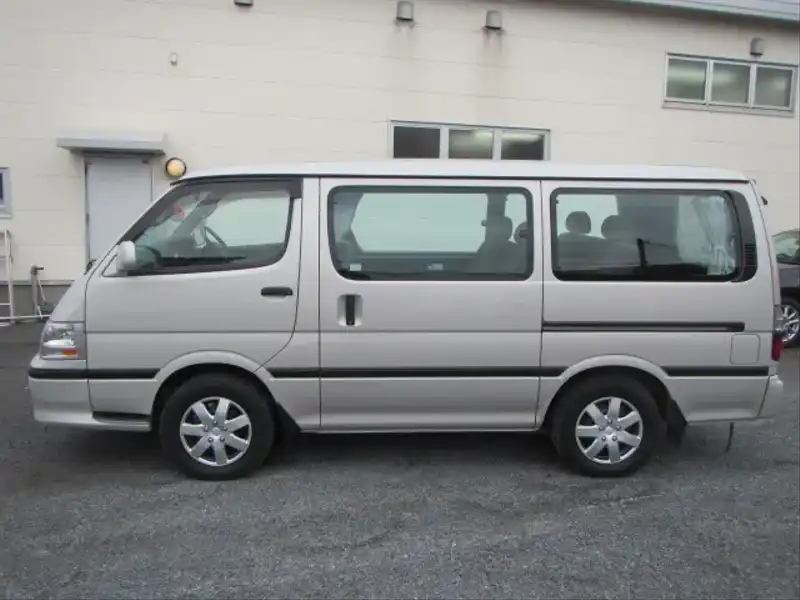 カタログ画像：ハイエースワゴン（HIACE WAGON） スーパーカスタム セミミドルルーフ 2004年4月 KH-KZH106G 3000cc ウォームグレーパールメタリック 燃費8.5km / l  外装