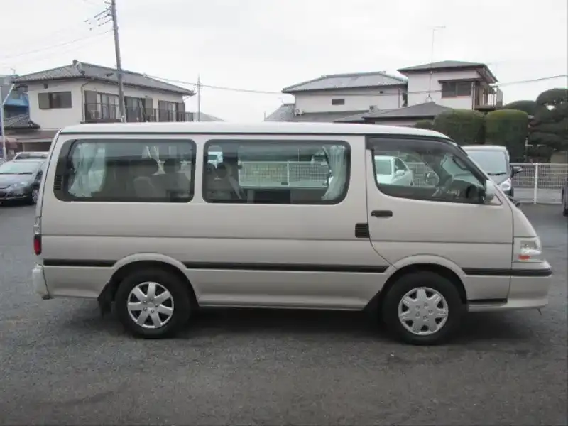 カタログ画像：ハイエースワゴン（HIACE WAGON） スーパーカスタム セミミドルルーフ 1999年7月 GF-RZH101G 2400cc ウォームグレーパールメタリック 燃費7.7km / l  外装