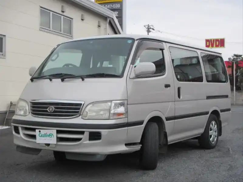 カタログ画像：ハイエースワゴン（HIACE WAGON） スーパーカスタム セミミドルルーフ 2004年4月 KH-KZH106G 3000cc ウォームグレーパールメタリック 燃費8.5km / l  外装