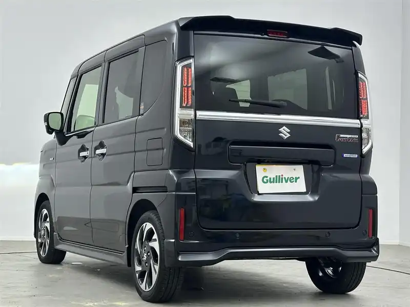 カタログ画像：スペーシアカスタム（SPACIA CUSTOM） ハイブリッドＸＳ 2023年11月 5AA-MK94S 660cc ブルーイッシュブラックパール3 燃費22.4km / l バック