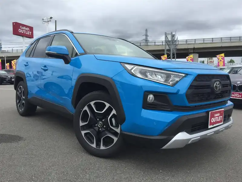 カタログ画像：ＲＡＶ４（RAV4） アドベンチャー 2019年4月 6BA-MXAA54 2000cc シアンメタリック 燃費15.2km / l メイン（その他）