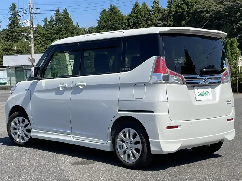 カタログ画像：ソリオ（SOLIO） ハイブリッドＳＸ 2019年10月 DAA-MA46S 1200cc ピュアホワイトパール 燃費32.0km / l バック