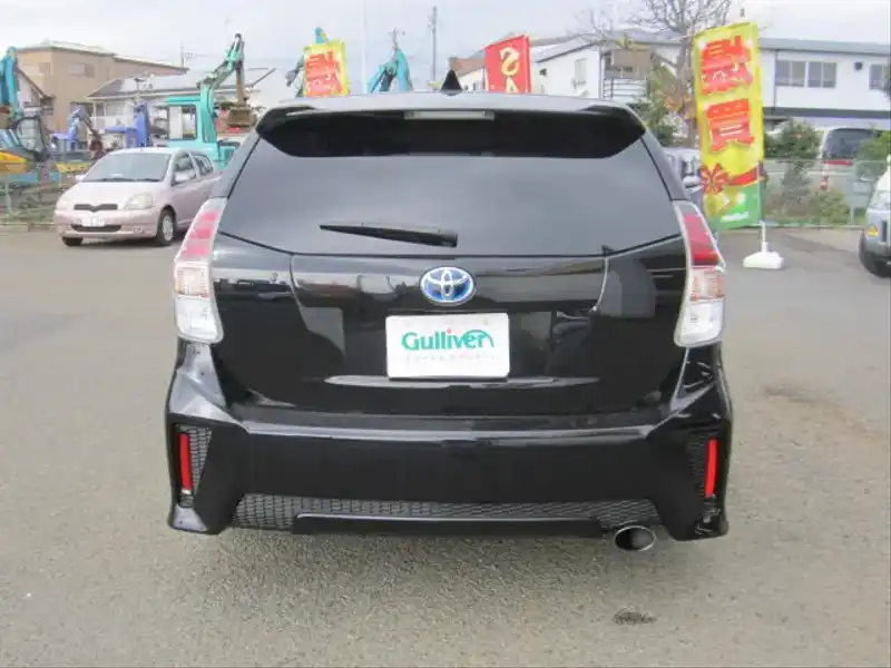 カタログ画像：プリウスα（PRIUS ALPHA） Ｓツーリングセレクション・Ｇ’ｓ 2015年2月 DAA-ZVW41W 1800cc アティチュードブラックマイカ 燃費26.2km / l バック