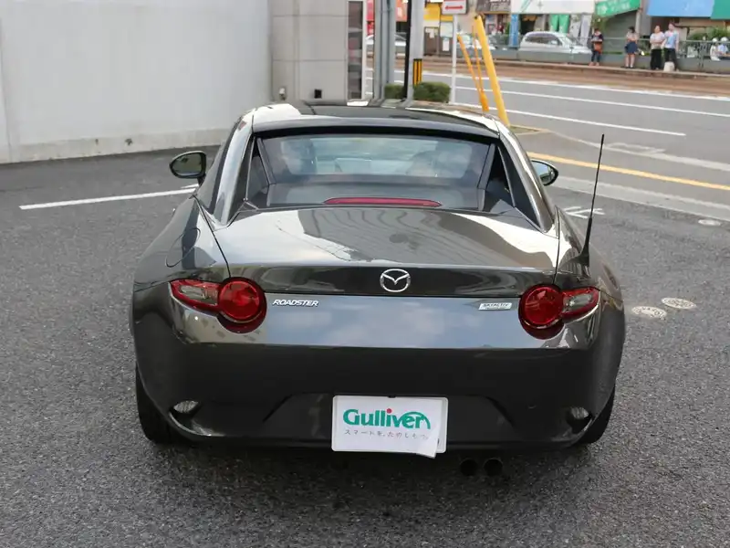 カタログ画像：ロードスターＲＦ（ROADSTER RF） ＶＳ 2018年7月 5BA-NDERC 2000cc マシーングレープレミアムメタリック 燃費15.2km / l バック