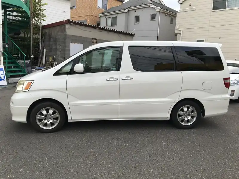 カタログ画像：アルファードＶ（ALPHARD V） ＭＺ 2004年4月 TA-MNH15W 3000cc ホワイトパールマイカｏｒグレイスブルーパールトーニング（ホワイトパールマイカ／シェルマイカタリック） 燃費8.6km / l  外装