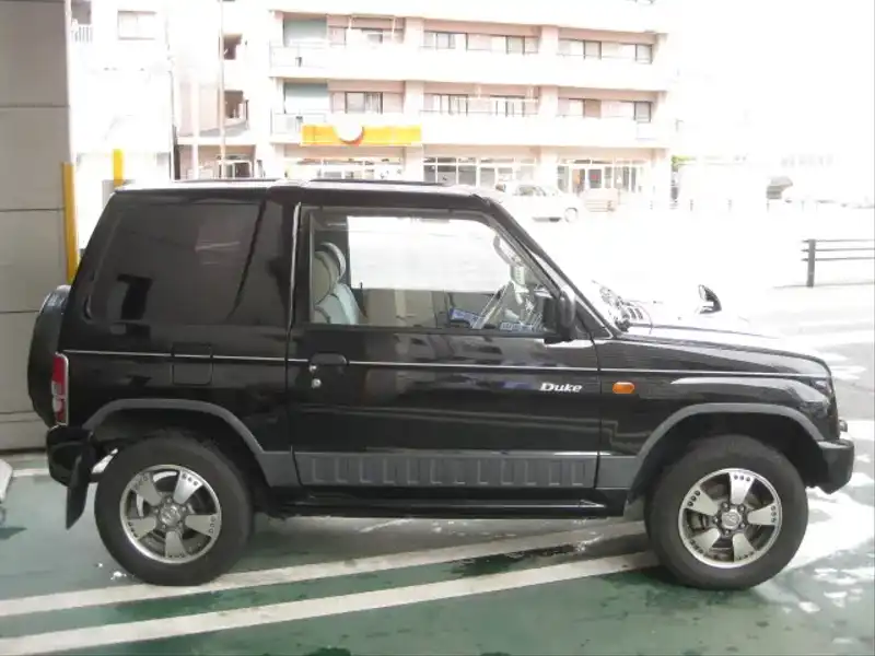 カタログ画像：パジェロミニ（PAJERO MINI） デューク－Ｘ 1998年2月 E-H51A 660cc ピレネーブラック(パール塗装） 外装