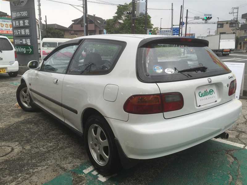 カタログ画像：シビック（CIVIC） ＥＬ 1993年9月 E-EG3 1300cc フロストホワイト 燃費16.0km / l  外装