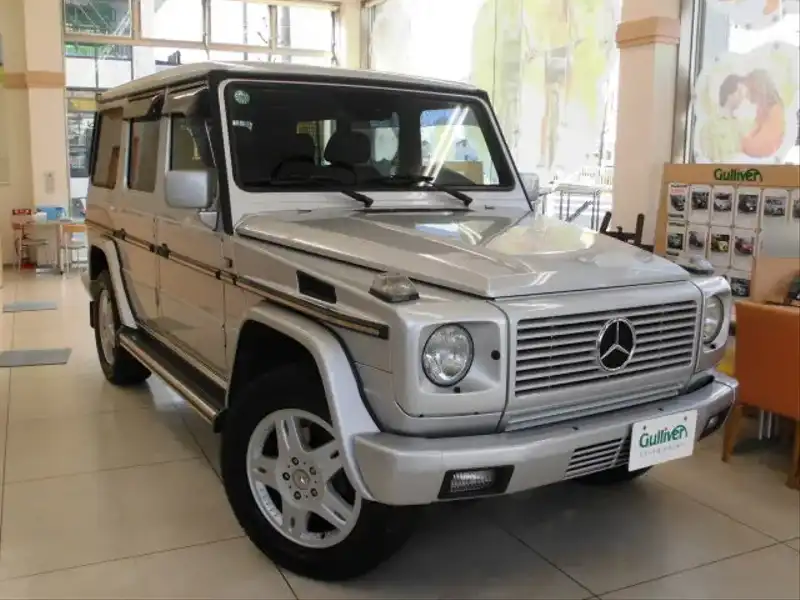 カタログ画像：Ｇクラス（G-CLASS） Ｇ３２０Ｌ 2002年11月 GH-463245 3200cc ブリリアントシルバー（Ｍ） 燃費7.0km / l  メイン（その他）