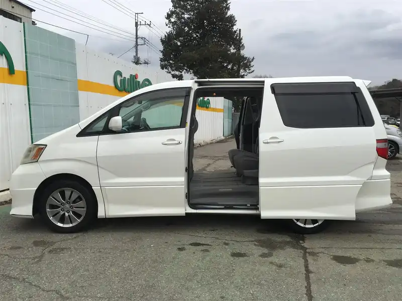 カタログ画像：アルファードＶ（ALPHARD V） ＡＳ プレミアム・アルカンターラバージョン 2004年4月 CBA-ANH10W 2400cc ホワイトパールマイカ 燃費9.7km / l  外装