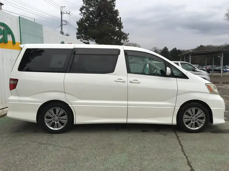 カタログ画像：アルファードＶ（ALPHARD V） ＡＳ プレミアム・アルカンターラバージョン 2004年1月 UA-ANH10W 2400cc ホワイトパールマイカ 燃費9.7km / l  外装