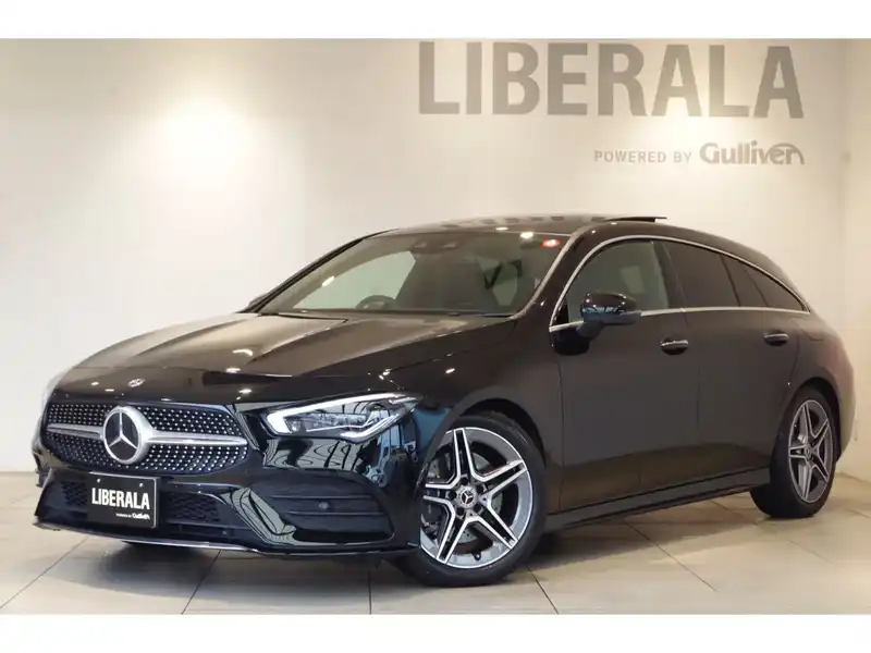 カタログ画像：ＣＬＡクラス シューティングブレーク（CLA-CLASS SHOOTING BRAKE） ＣＬＡ２００ｄ シューティングブレーク ＡＭＧレザーエクスクルーシブパッケージ 2020年9月 3DA-118612M 2000cc コスモスブラック（Ｍ） 燃費18.7km / l フロント