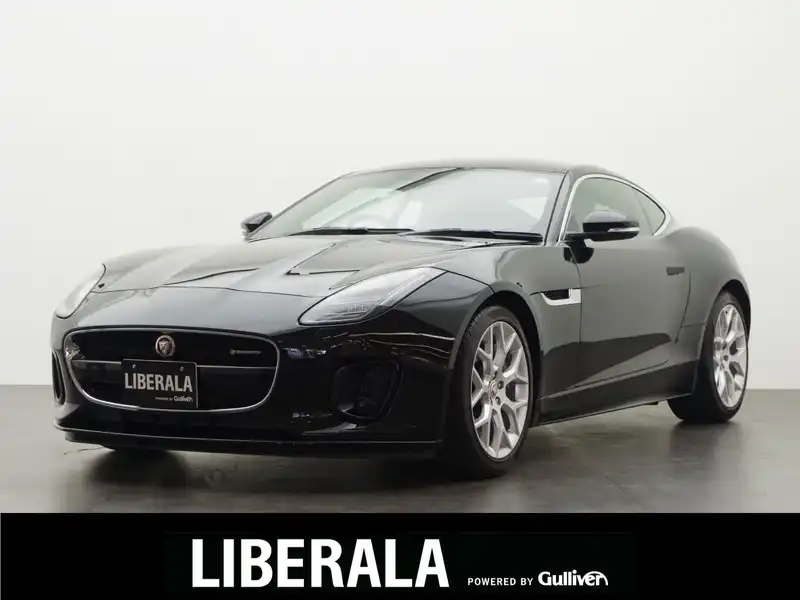 カタログ画像：Ｆタイプ（F-TYPE） Ｒ－ダイナミック クーペ 2017年9月 DBA-J60XB 2000cc ナルヴィクブラック 燃費12.2km / l フロント