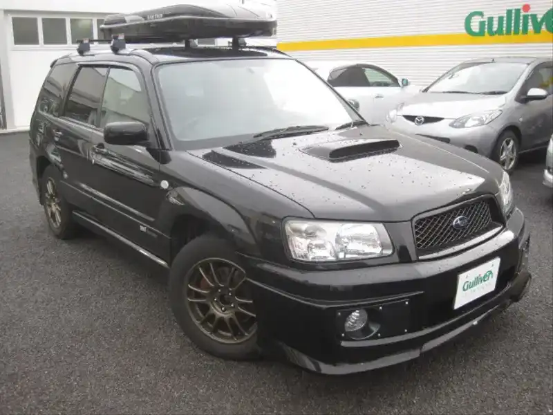 カタログ画像：フォレスター（FORESTER） クロススポーツ２．０Ｔ 2004年2月 TA-SG5 2000cc オブシディアンブラック・パール 燃費12.2km / l  メイン（その他）