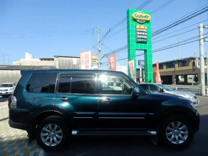 カタログ画像：パジェロ（PAJERO） ロング エクシードＸ 2008年10月 CBA-V97W 3800cc ディープシーグリーンマイカ 外装