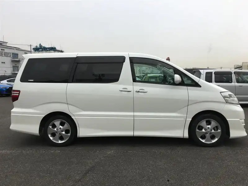 カタログ画像：アルファードＧ（ALPHARD G） ＡＳ リミテッド 2005年9月 DBA-ANH10W 2400cc ホワイトパールマイカ 燃費9.7km / l  外装