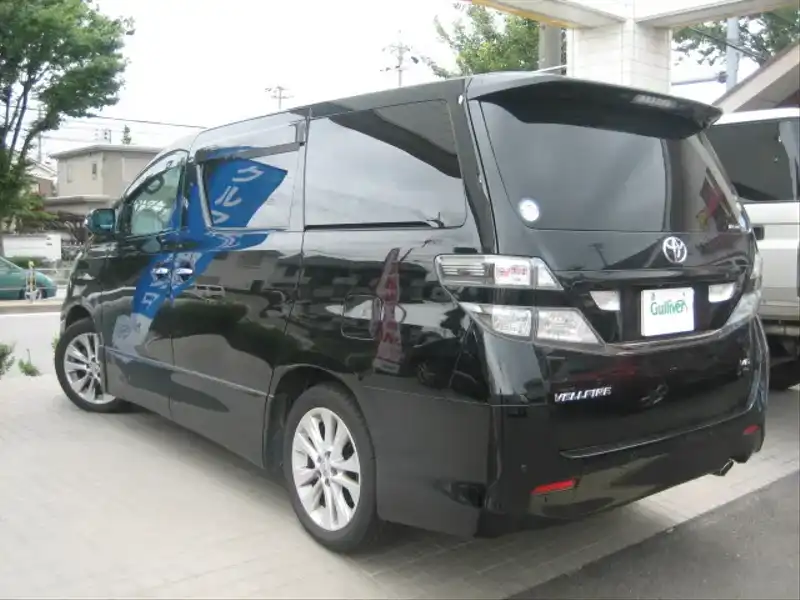 カタログ画像：ヴェルファイア（VELLFIRE） ３．５Ｚ Ｇエディション 2008年5月 DBA-GGH25W 3500cc ブラック 燃費9.1km / l  バック