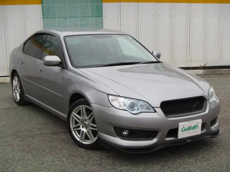 カタログ画像：レガシィＢ４（LEGACY B4） ２．０ＲスペックＢ 2007年5月 ABA-BL5 2000cc スティールシルバー・メタリック 燃費13.0km / l  メイン