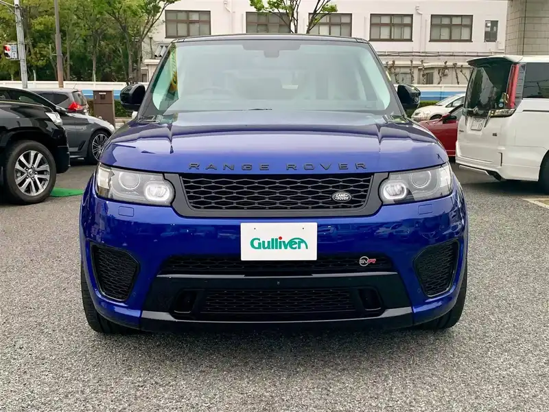 10100536 | カタログ画像：レンジローバースポーツ（RANGE ROVER SPORT） ＳＶＲ 2015年10月 ABA-LW5SA 5000cc エストリル・ブルー（プレミアム・メタリック） フロント