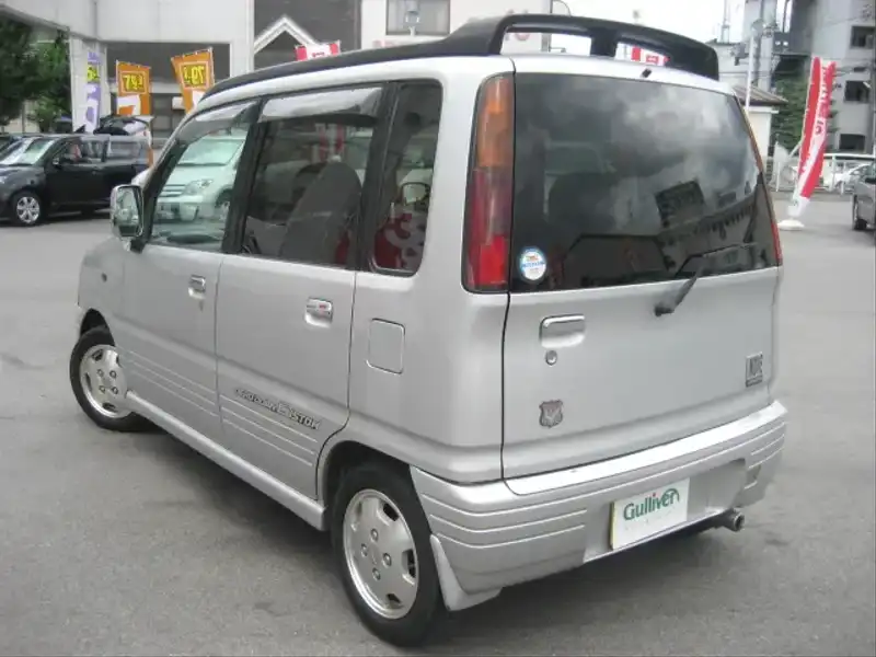 カタログ画像：ムーヴ（MOVE） カスタム 1997年5月 E-L600S 660cc シルバーメタリック 燃費17.6km / l  バック