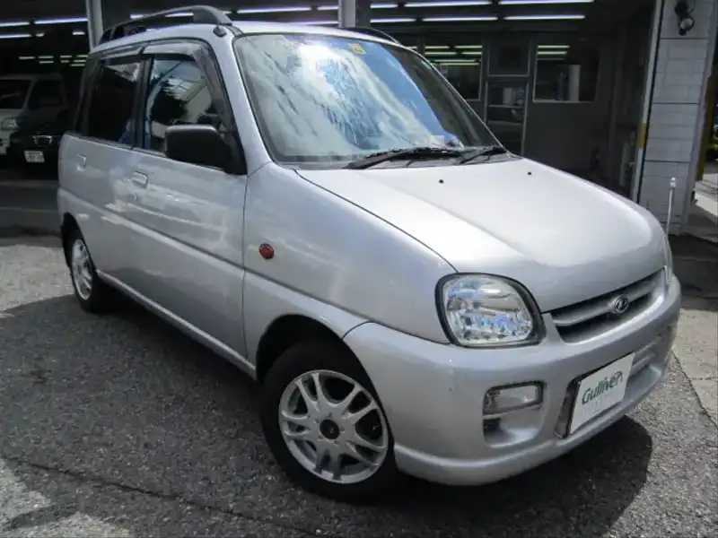 カタログ画像：プレオ（PLEO） Ｌ 1998年10月 GF-RA2 660cc プラチナシルバー・メタリック 燃費17.6km / l  メイン（その他）