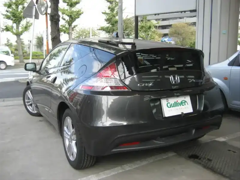 カタログ画像：ＣＲ－Ｚ（CR-Z） α 2011年8月 DAA-ZF1 1500cc ダークピューター・メタリック 燃費20.6km / l バック