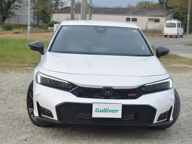 カタログ画像：シビック（CIVIC） タイプＲ レーシングブラックパッケージ 2025年9月 6BA-FL5 2000cc チャンピオンシップホワイト 燃費12.5km / l 外装