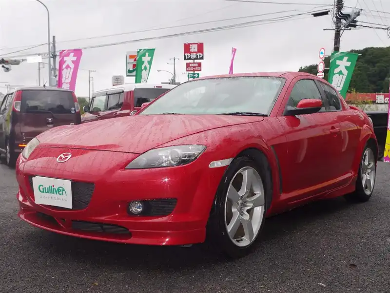 カタログ画像：ＲＸ－８（RX-8） トゥルーレッドスタイル 2006年3月 ABA-SE3P 1400cc トゥルーレッド 燃費9.0km / l  外装