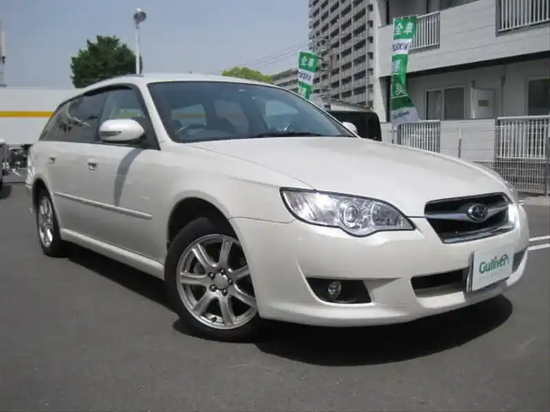 カタログ画像：レガシィツーリングワゴン（LEGACY TOURING WAGON） ２．０ｉ Ｂスポーツ 2005年5月 CBA-BP5 2000cc アークティックホワイト・パール 燃費14.0km / l  メイン