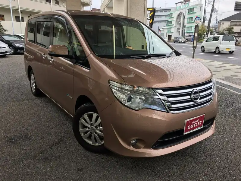 カタログ画像：セレナ（SERENA） ２０Ｇ Ｓ－ハイブリッド 2015年7月 DAA-HC26 2000cc ロゼブロンズ（ＴＭ） 燃費15.4km / l メイン（その他）