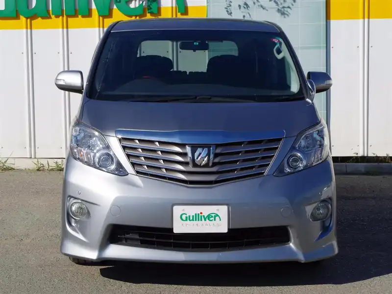 カタログ画像：アルファード（ALPHARD） ３５０Ｓ Ｃパッケージ 2008年5月 DBA-GGH25W 3500cc グレーメタリック 燃費9.1km / l  フロント