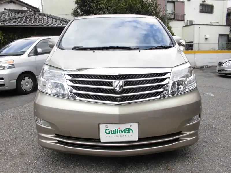 カタログ画像：アルファードＧ（ALPHARD G） ＭＸ Ｌエディション 2007年6月 CBA-MNH15W 3000cc ゴールドメタリック 燃費8.6km / l  フロント