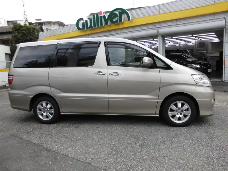 カタログ画像：アルファードＧ（ALPHARD G） ＭＸ Ｌエディション 2007年6月 CBA-MNH15W 3000cc ゴールドメタリック 燃費8.6km / l  外装