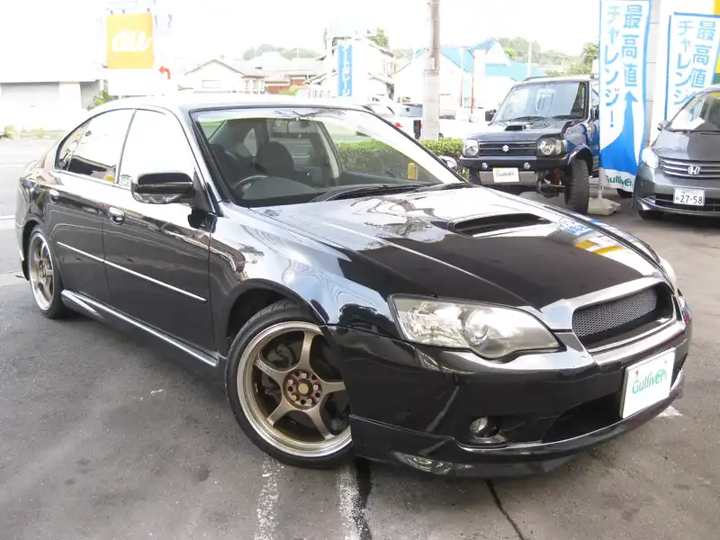 カタログ画像：レガシィＢ４（LEGACY B4） ２．０ＧＴ 2003年6月 TA-BL5 2000cc オブシディアンブラック・パール 燃費13.0km / l  メイン（その他）