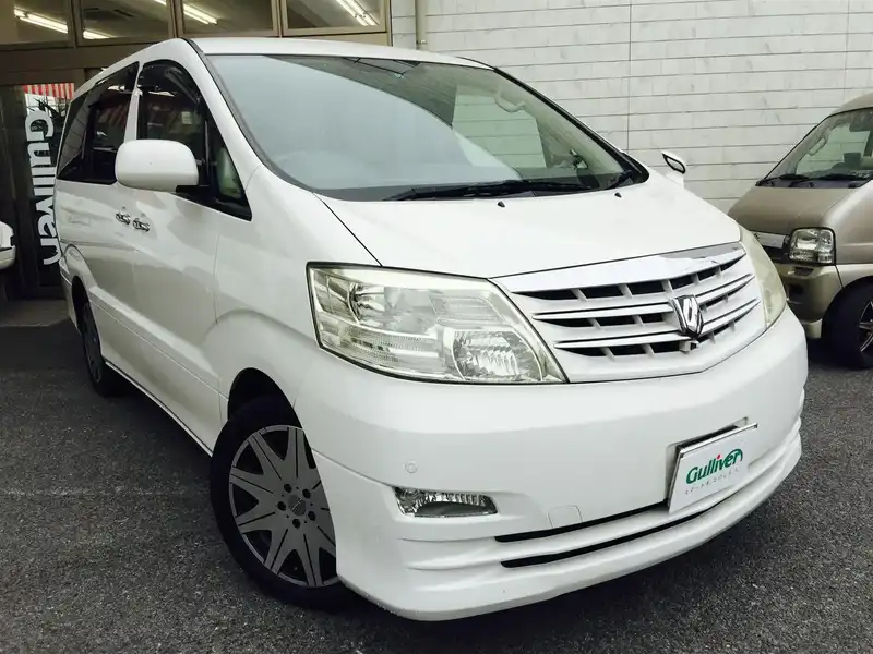 カタログ画像：アルファードＶ（ALPHARD V） ＡＸ Ｌエディション 2007年6月 DBA-ANH10W 2400cc ホワイトパールクリスタルシャイン 燃費9.7km / l  メイン（その他）