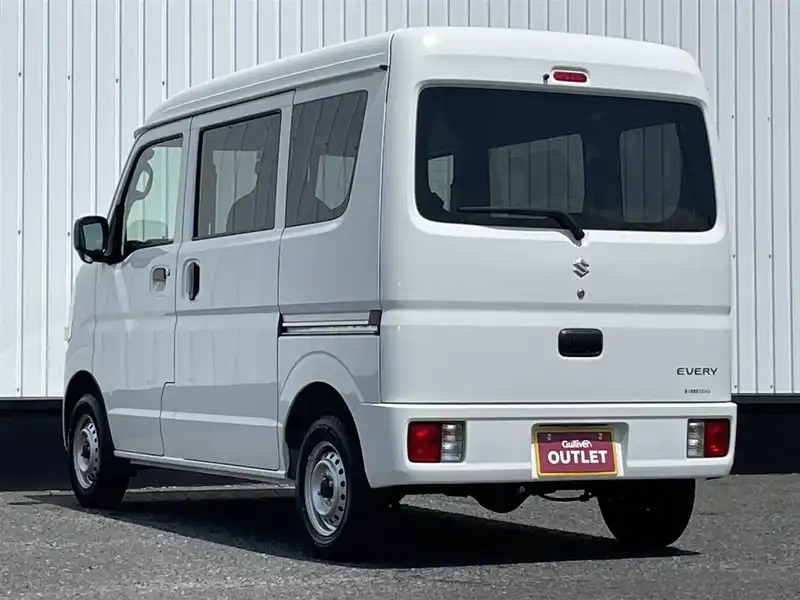 カタログ画像：エブリイ（EVERY） ＰＡリミテッド 2021年9月 5BD-DA17V 660cc ホワイト 燃費15.8km / l 外装