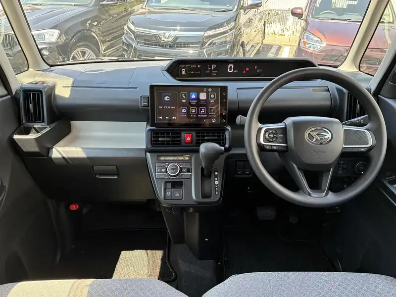 カタログ画像：タント（TANTO） Ｌ ｅｃｏ ＩＤＬＥ非装着車 2024年10月 5BA-LA650S 660cc シャイニングホワイトパール 燃費20.1km / l 内装