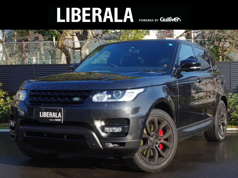 カタログ画像：レンジローバースポーツ（RANGE ROVER SPORT） オートバイオグラフィーダイナミック 2015年1月 ABA-LW5SA 5000cc サントリーニ・ブラック（メタリック） 燃費7.3km / l 外装