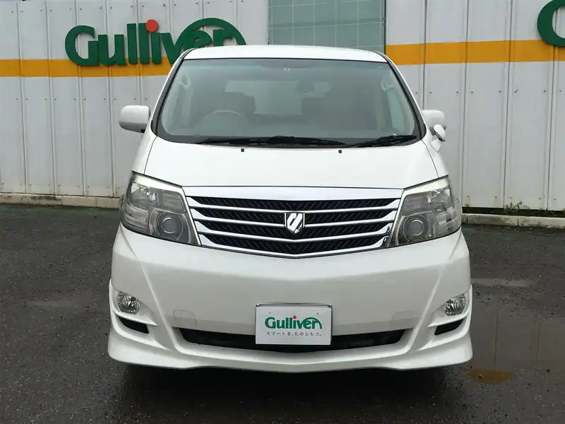 カタログ画像：アルファードＧ（ALPHARD G） ＡＳ プライムセレクション 2006年8月 DBA-ANH10W 2400cc ホワイトパールマイカ 燃費9.7km / l  フロント