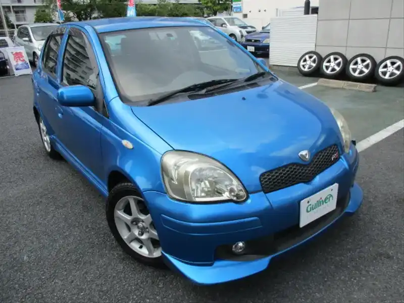 カタログ画像：ヴィッツ（VITZ） ＲＳ 2002年12月 UA-NCP13 1500cc ブルーメタリック 燃費15.2km / l  メイン（その他）