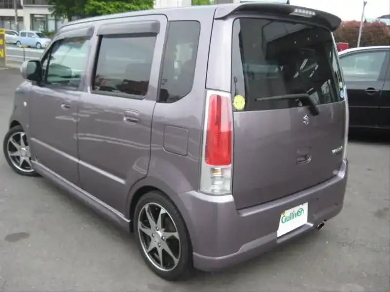 カタログ画像：ワゴンＲ（WAGON R） ＦＴ－Ｓリミテッド 2007年5月 CBA-MH22S 660cc ジュエルパープルパールメタリック 燃費18.8km / l  バック