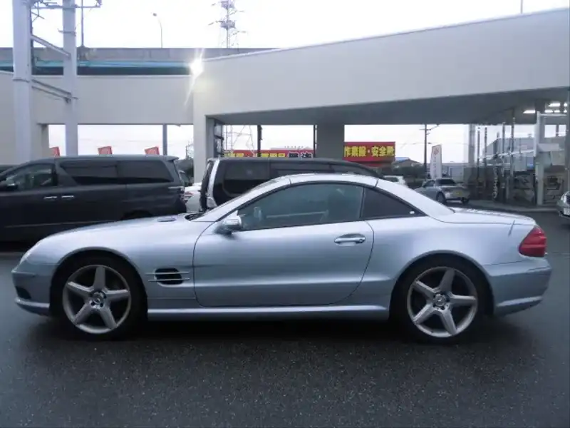 カタログ画像：ＳＬ（SL） ＳＬ５００ 2003年11月 GH-230475 5000cc テルリウムシルバー（Ｍ） 燃費6.8km / l  外装