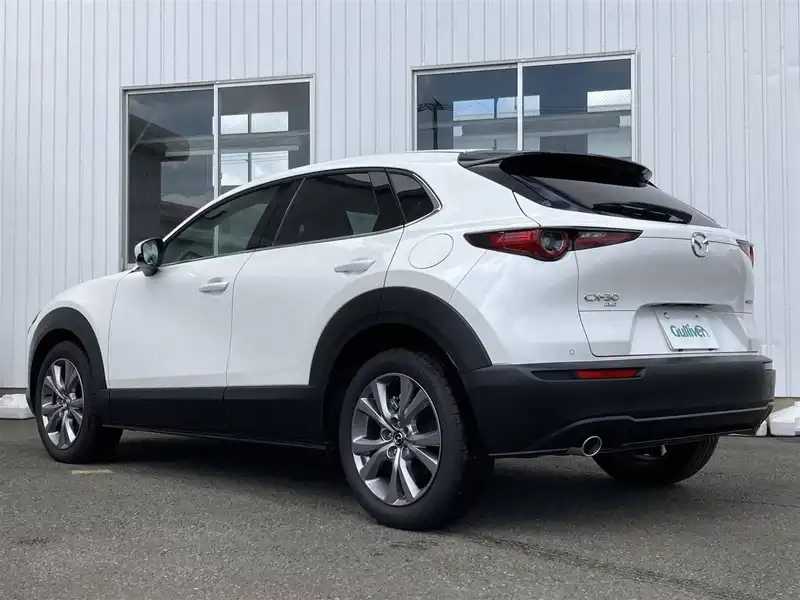 カタログ画像：ＣＸ－３０（CX-30） ＸＤ Ｌパッケージ 2021年1月 3DA-DM8P 1800cc スノーフレイクホワイトパールマイカ 燃費19.2km / l バック