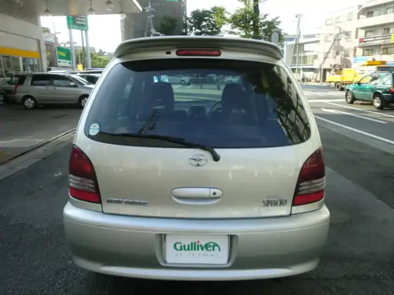 カタログ画像：カローラスパシオ（COROLLA SPACIO） エアロツアラー ２－３ 1999年4月 GF-AE115N 1800cc シルバーメタリック 燃費11.4km / l  バック