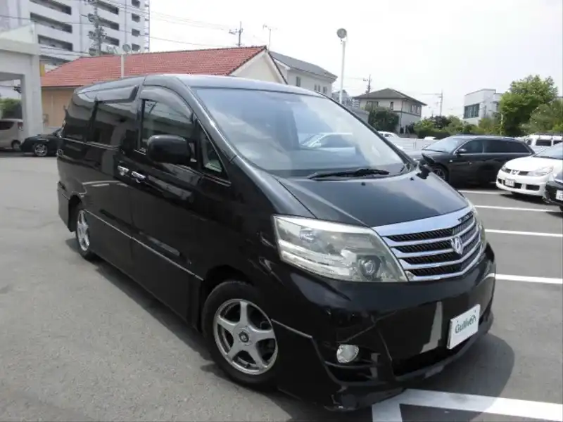 カタログ画像：アルファードＧ（ALPHARD G） ＭＳ リミテッド・デュアルＡＶＮスペシャル 2005年9月 TA-MNH15W 3000cc ブラックマイカ 燃費8.6km / l  メイン（その他）