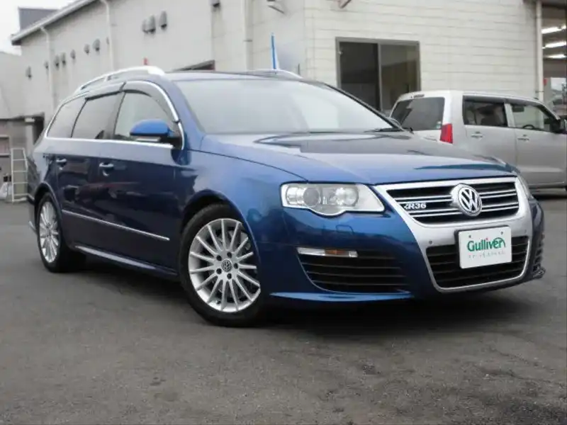 カタログ画像：パサートヴァリアント（PASSAT VARIANT） Ｒ３６ 2009年10月 ABA-3CBWSF 3600cc ビスケーブルーパールエフェクト 燃費9.9km / l  メイン（その他）