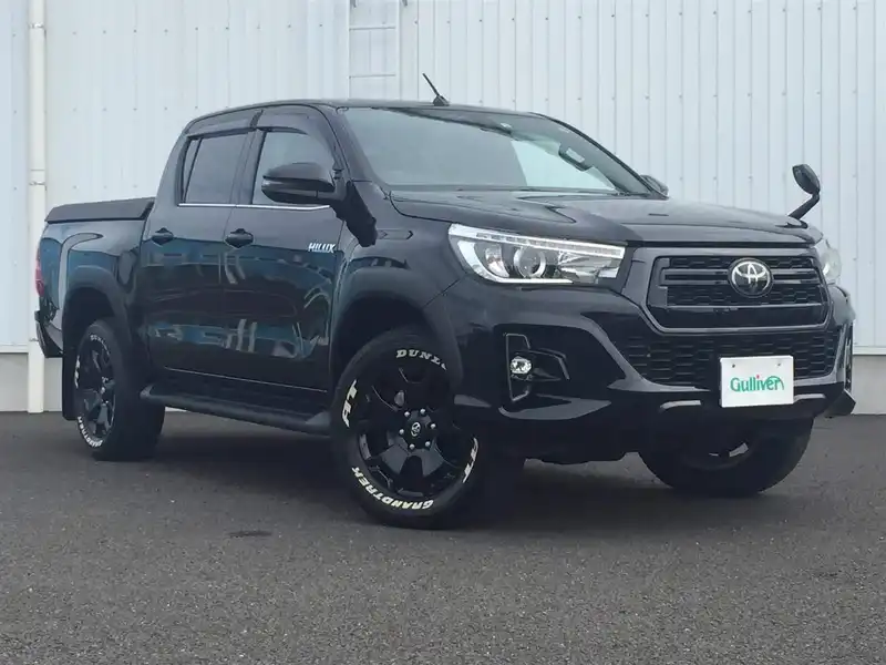 カタログ画像：ハイラックス（HILUX） Ｚ ブラックラリーエディション 2019年10月 QDF-GUN125 2400cc アティチュードブラックマイカ 燃費11.8km / l メイン