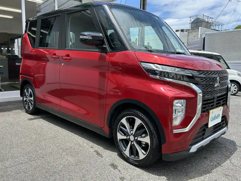 カタログ画像：ｅＫクロススペース（EK X SPACE） Ｔ プラスエディション 2021年12月 4AA-B35A 660cc レッドメタリック 燃費18.8km / l メイン（その他）