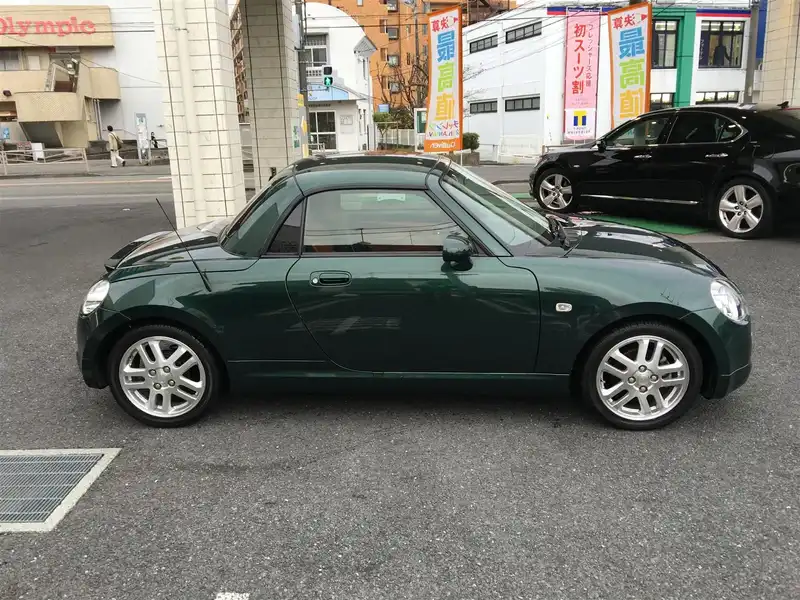 カタログ画像：コペン（COPEN） アルティメットエディションⅡ 2008年12月 ABA-L880K 660cc ＤＣ・ダークグリーンマイカ 燃費15.2km / l  外装