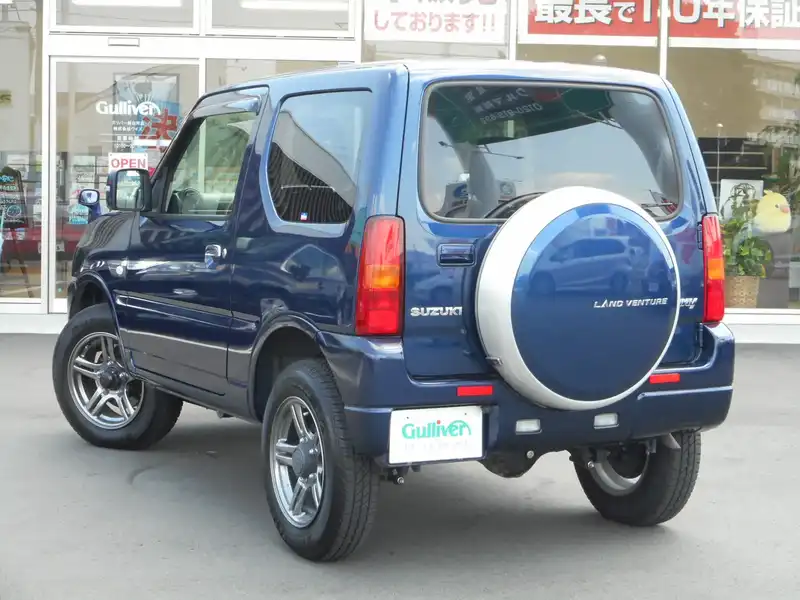 カタログ画像：ジムニー（JIMNY） ランドベンチャー 2014年8月 ABA-JB23W 660cc ノクターンブルーパール 燃費13.6km / l 外装